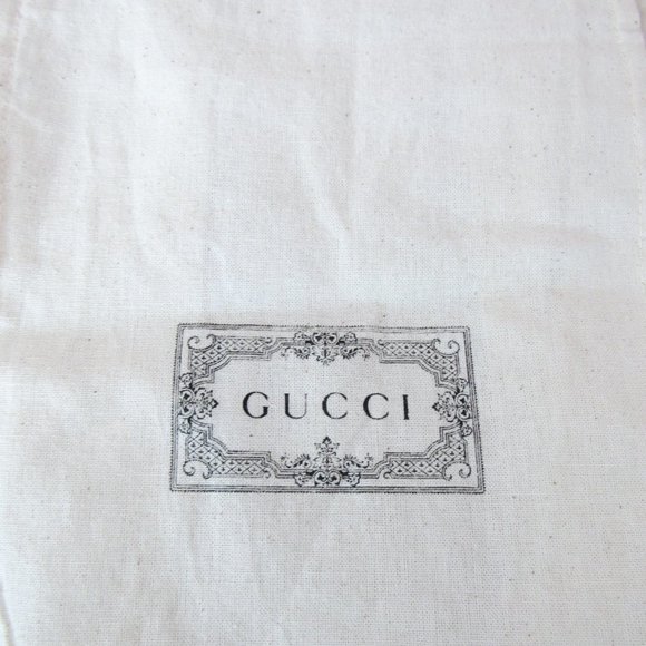 GUCCI Reusable Cotton Canvas Tote Bag Mini / in Cream - Picture 7 of 7